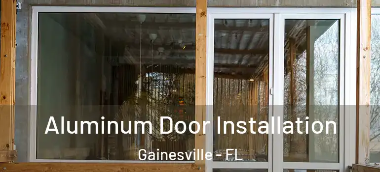 Aluminum Door Installation Gainesville - FL