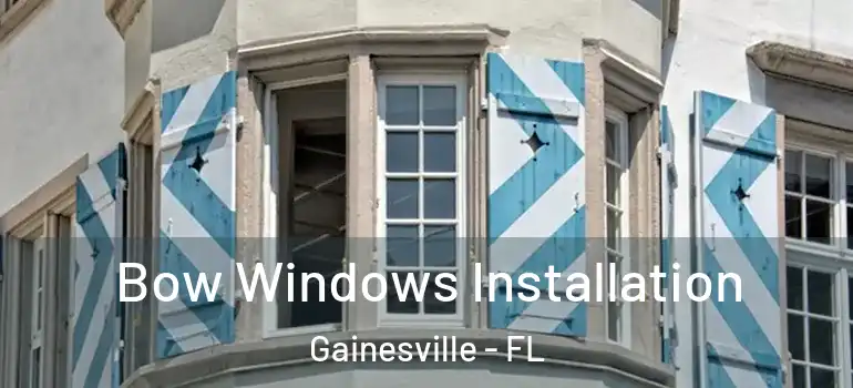 Bow Windows Installation Gainesville - FL