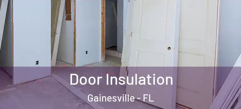 Door Insulation Gainesville - FL