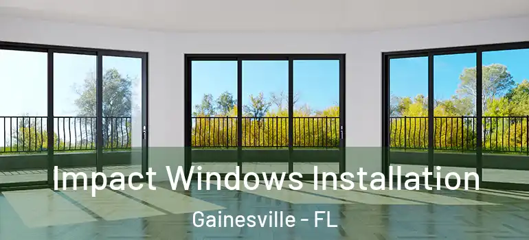 Impact Windows Installation Gainesville - FL