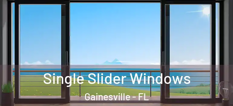 Single Slider Windows Gainesville - FL