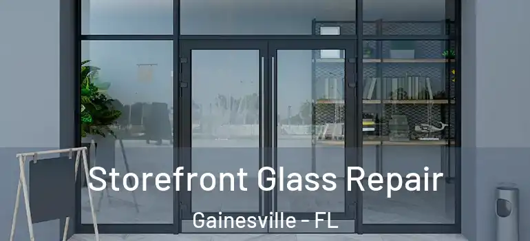 Storefront Glass Repair Gainesville - FL