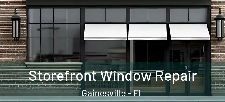 Storefront Window Repair Gainesville - FL