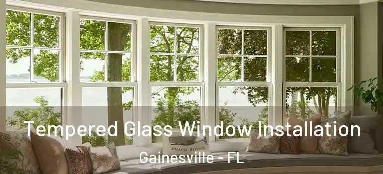 Tempered Glass Window Installation Gainesville - FL