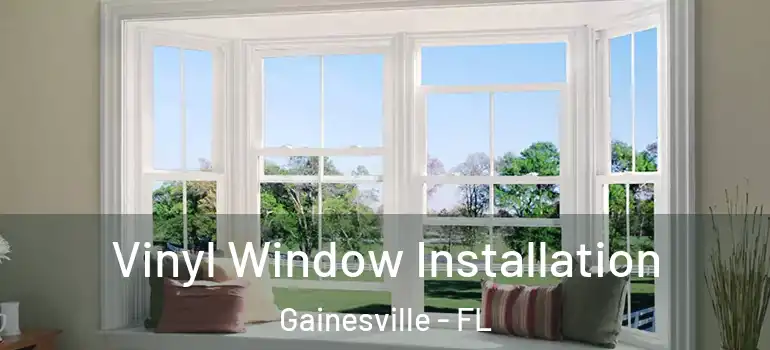 Vinyl Window Installation Gainesville - FL