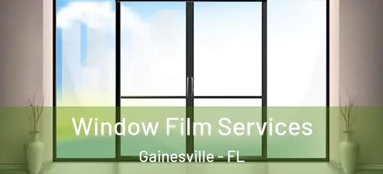 Window Film Services Gainesville - FL