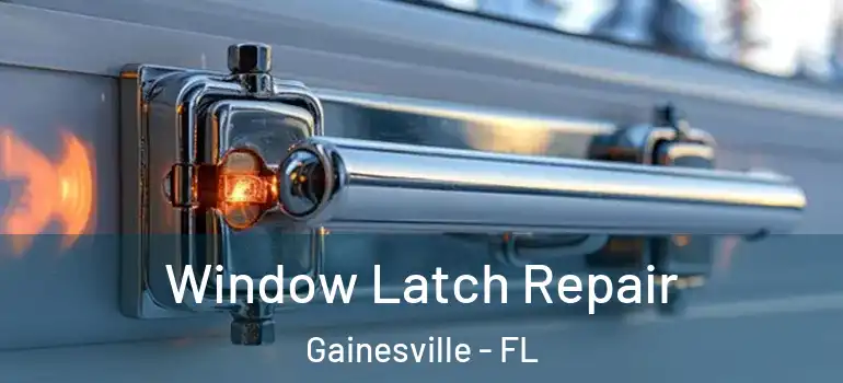 Window Latch Repair Gainesville - FL