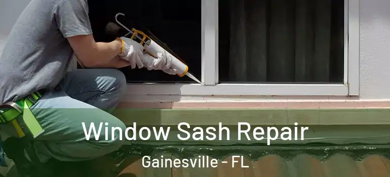 Window Sash Repair Gainesville - FL