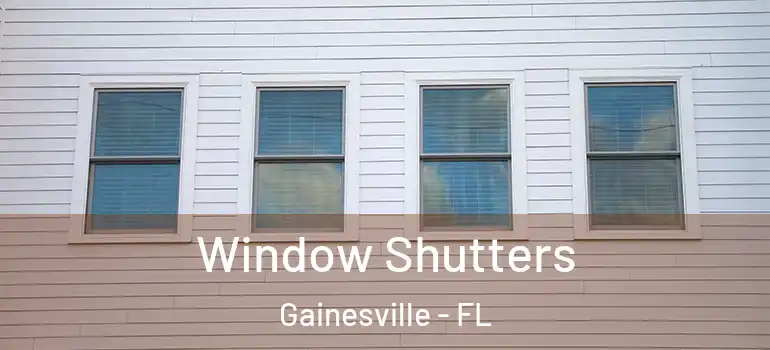 Window Shutters Gainesville - FL