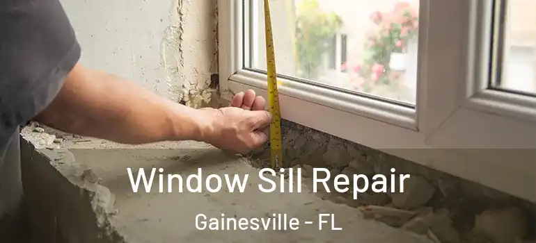Window Sill Repair Gainesville - FL