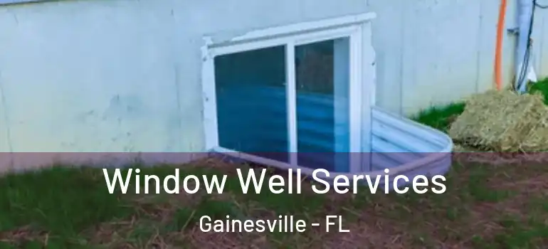 Window Well Services Gainesville - FL