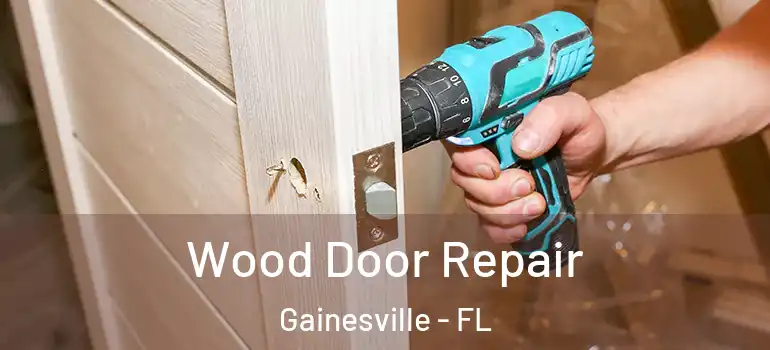Wood Door Repair Gainesville - FL
